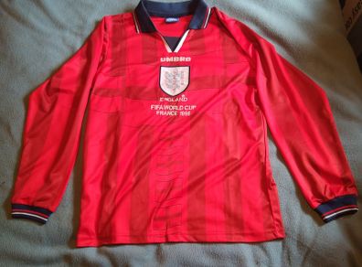 England 1998 FIFA World Cup jersey