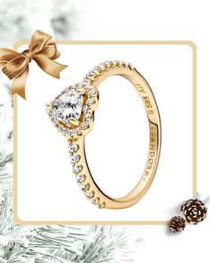 Pandora Elevated Heart Gold (585) Ring
