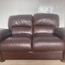 Two Genuine barely used Leather Sofas FREE DELIVERY ACROSS DUBLIN Image 2
