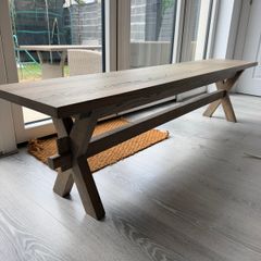 Diamond Furniture Horsen Y-Leg Bench 180cm