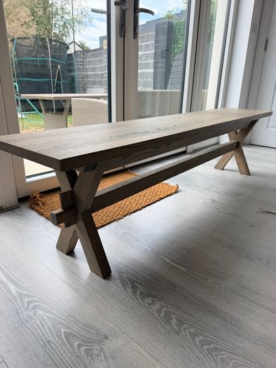 Diamond Furniture Horsen Y-Leg Bench 180cm