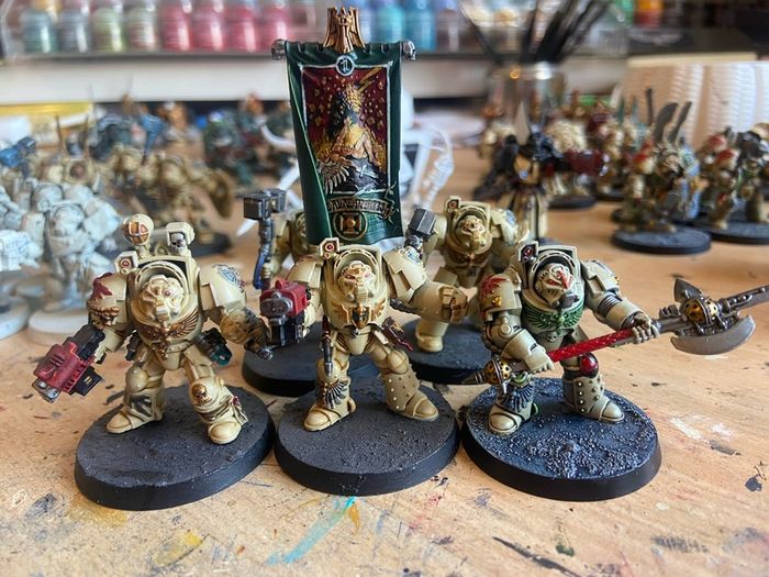 Warhammer 40k Dark Angels Deathwing Terminator Command Squad