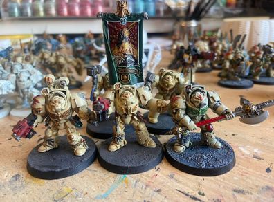 Warhammer 40k Dark Angels Deathwing Terminator Command Squad