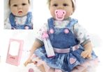 Realistic 22''/55cm Reborn Baby Dolls Real Life Soft Silicone Vinyl Reborn Dolls Lifelike Reborn Toddler Girls Handmade Boy Girl Toy (FREE POSTAGE)