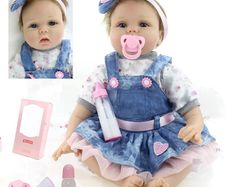 Realistic 22''/55cm Reborn Baby Dolls Real Life Soft Silicone Vinyl Reborn Dolls Lifelike Reborn Toddler Girls Handmade Boy Girl Toy (FREE POSTAGE)
