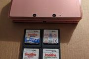 Nintendo 3DS Pink + Games bundle