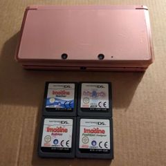 Nintendo 3DS Pink + Games bundle