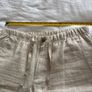 BRAND NEW - Men's cream linen pants, large Image 3