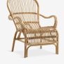 Jysk rattan armchair Image 4