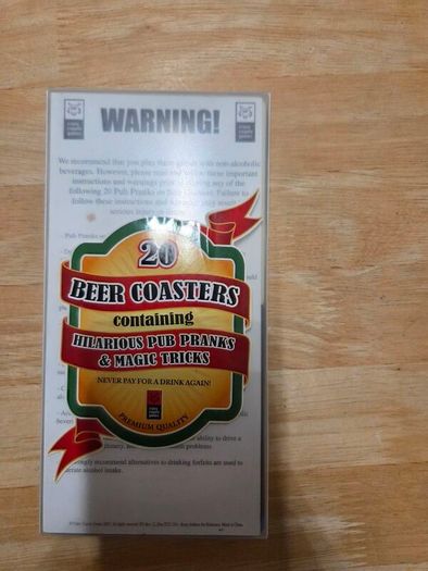Novelty Beer Coasters
