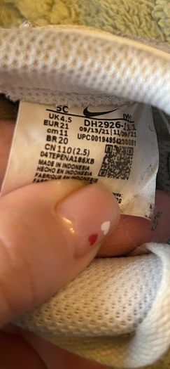 Nike Leather Baby trainers UK 4,5( 21)