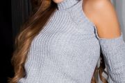 Cold Shoulder Knit sweater