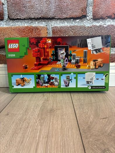 Lego Minecraft 21255 The Nether Portal Ambush Brand New Sealed