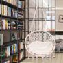 New BLACK Tassels Hanging Chair Hammock with Grey Cushion!!! Image 5