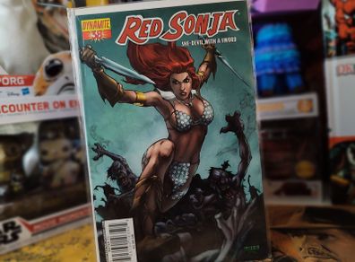 Red Sonja ! Issue #38 ! Mel Rubi Variant Cover ! 2008 ! by Dynamite !