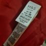 M&s Red Mix Coat Size Uk 8 Nwt Image 6