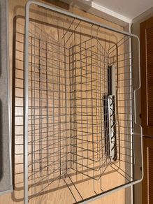 two ikea pax pullout shelves