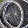 2 pieces 26"front wheels like new & with new tyres Image 3