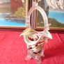 Murano Millefiori Art Glass Basket 10.75 Inches Tall Image 4