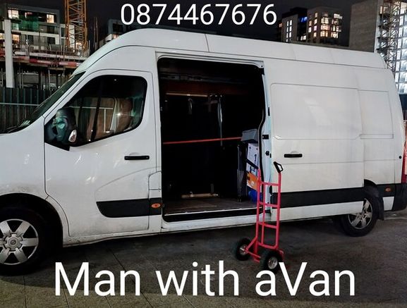 Man with a Van Dublin low cost Removals Delivery courier sevices
