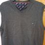 Tommy Hilfiger Cashmere Grey Vest Jumper (L) Image 2