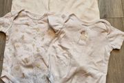 Short-sleeved vests, 3-6 months