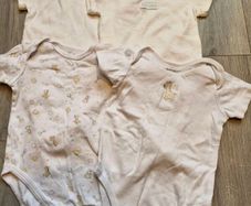 Short-sleeved vests, 3-6 months