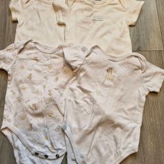 Short-sleeved vests, 3-6 months