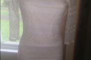 USCO cream/golden mini dress size UK14 EUR42 Postage included
