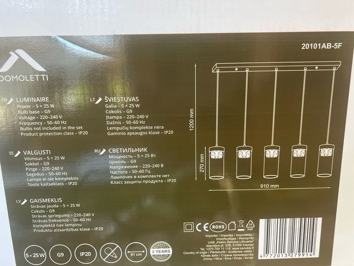 Lights for kitchen or dining room Domoletti