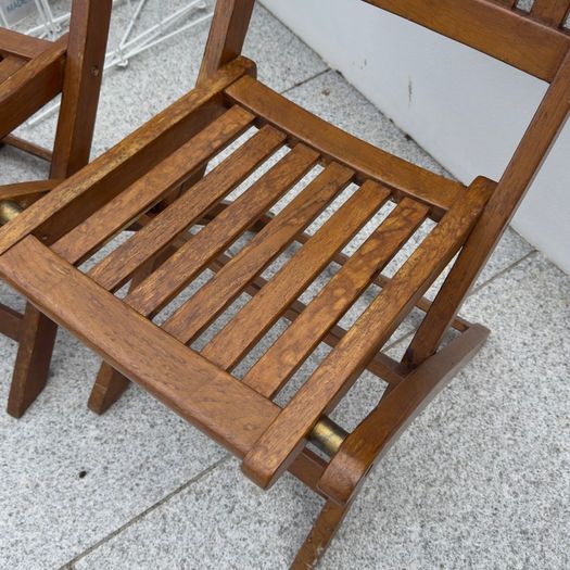 Outdoor Solid Wood Table and Chairs