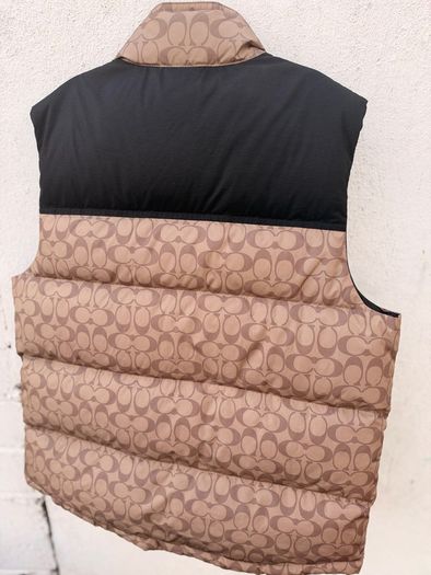 Coach down Puffer Vest Large Authentic