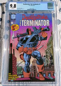 Deathstroke the terminator Issue 1 CGC 9.8 CBCS Graded Comic Book Framed