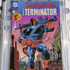 Deathstroke the terminator Issue 1 CGC 9.8 CBCS Graded Comic Book Framed