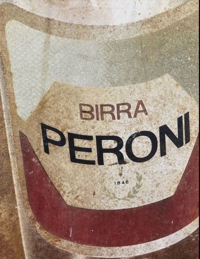 Peroni Italian Beer Vintage Sign