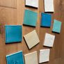 Fired Earth wall tiles - blue, turquoise, cream, white Image 3