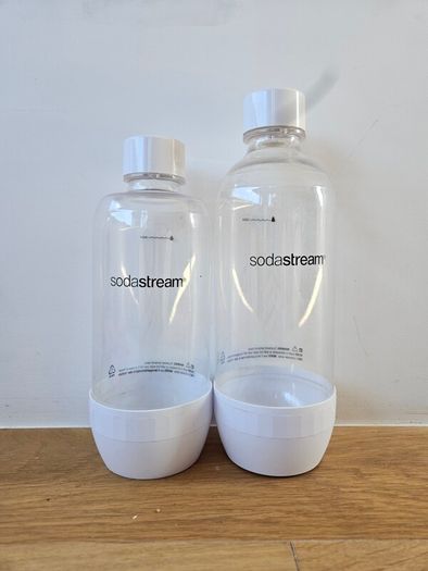 Sodastream and two empty cylinders
