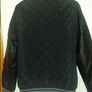BNWT Lee Cooper Black padded bomber mens jacket faux leather sleeves size XXL Image 2