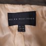 Helen McAlinden Brown Beige Checked 100% Wool Tailored Blazer Elbow Patches 10UK/38EU Image 3