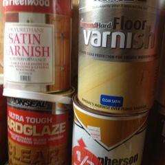 Floor varnish, satin varnish, clear varnish