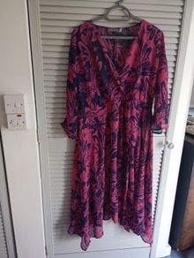 Mint velvet floral midi dress