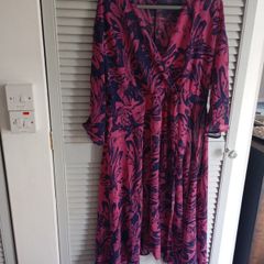 Mint velvet floral midi dress