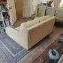Mid century yellow velvet couch Image 6