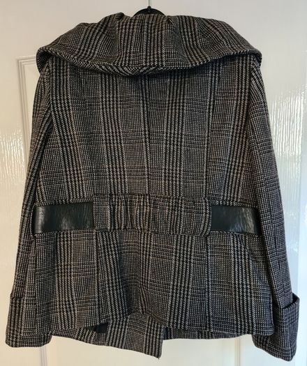 Brown Womens Check Belted Coat - Brand New!!!