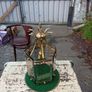 Vintage Brass Hall Lantern Light Image 10