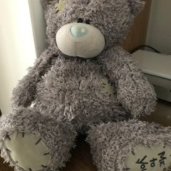 New Soft Grey Bear' Pyjamas/Nightie case