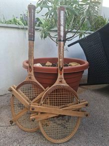 Stunning pair of Vintage 1950's Dunlop Kenton Rackets