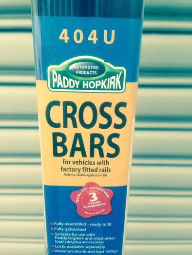 Roof Bars for factory fitted Roof Rails