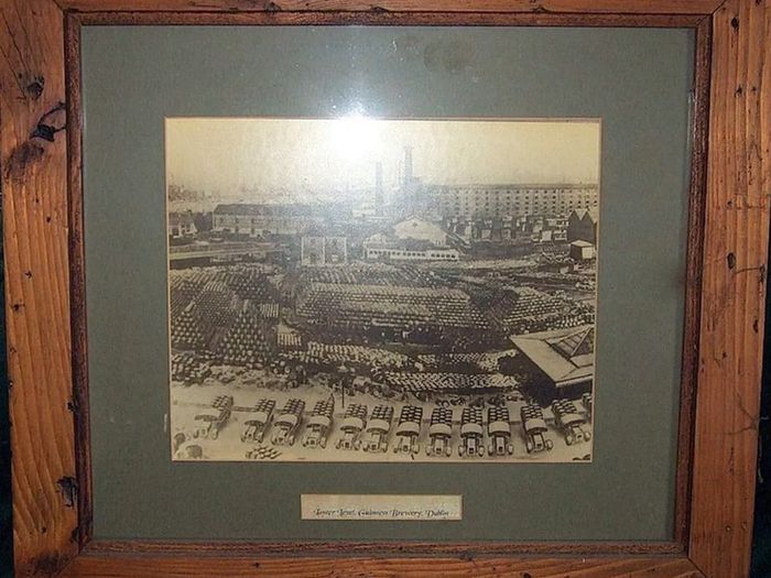 Vintage Framed Guinness Brewery Print Lower Level