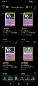 Astral Radiance Pokemon trainer gallery cards needed